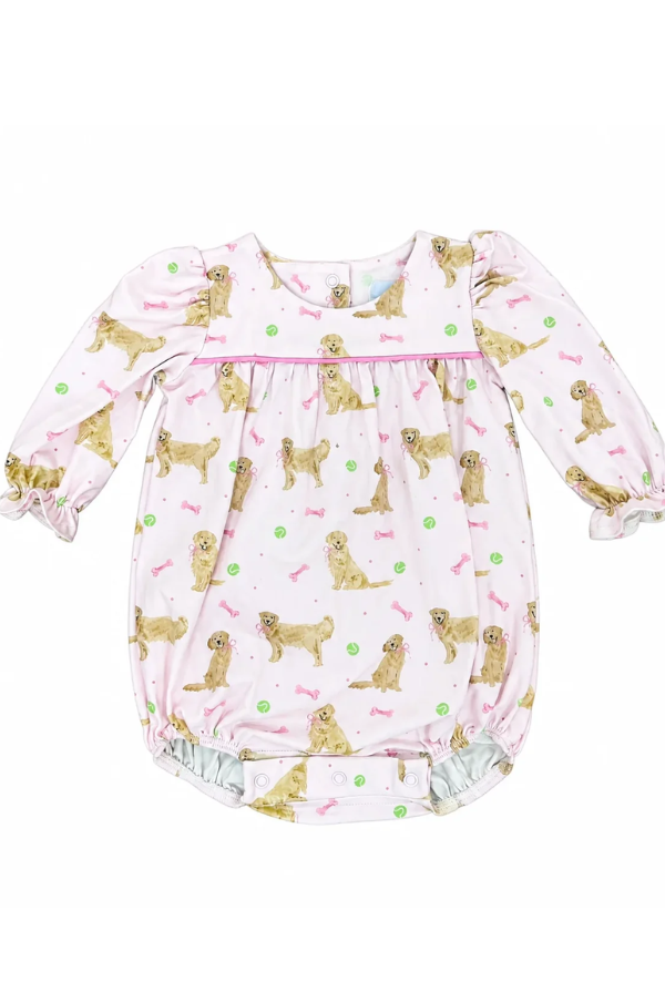 three little ducks Long Sleeve Abigail Bubble Puppy Pals