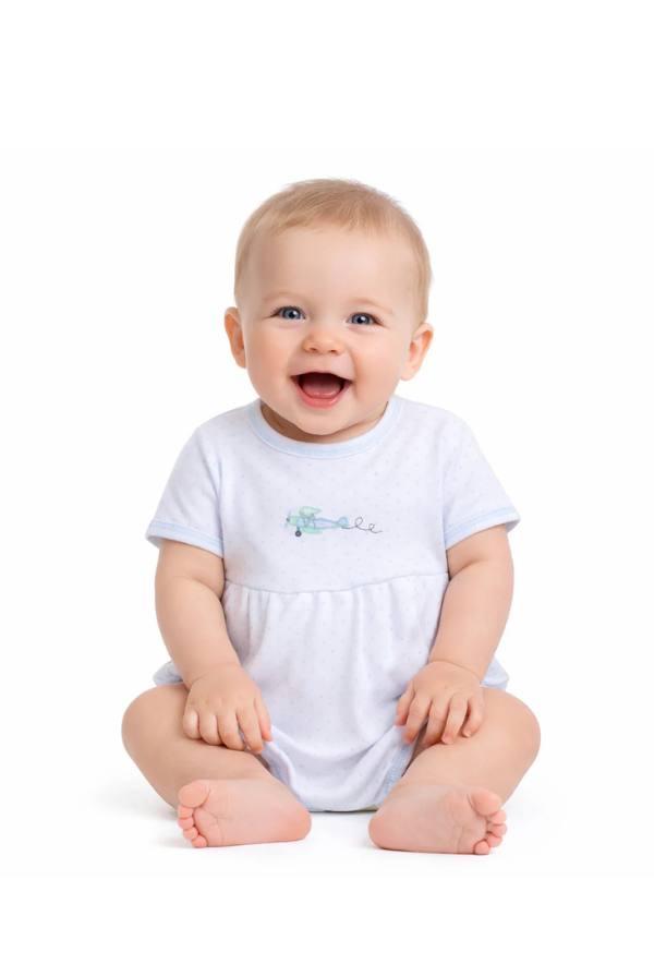 magnolia baby Take Flight Embroidered Bubble