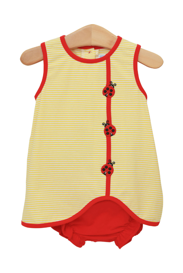 trotter street Lovely Ladybugs Diaper Set