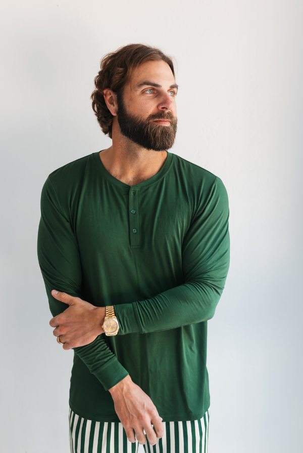 in my jammers Green Stripe Men's Top