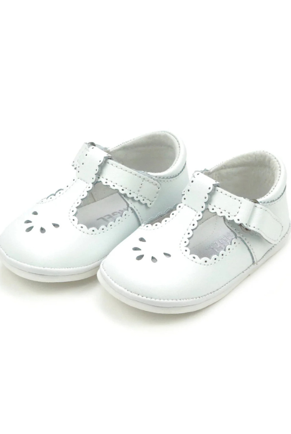 L'amour Dottie Scalloped Perforated Mary Jane