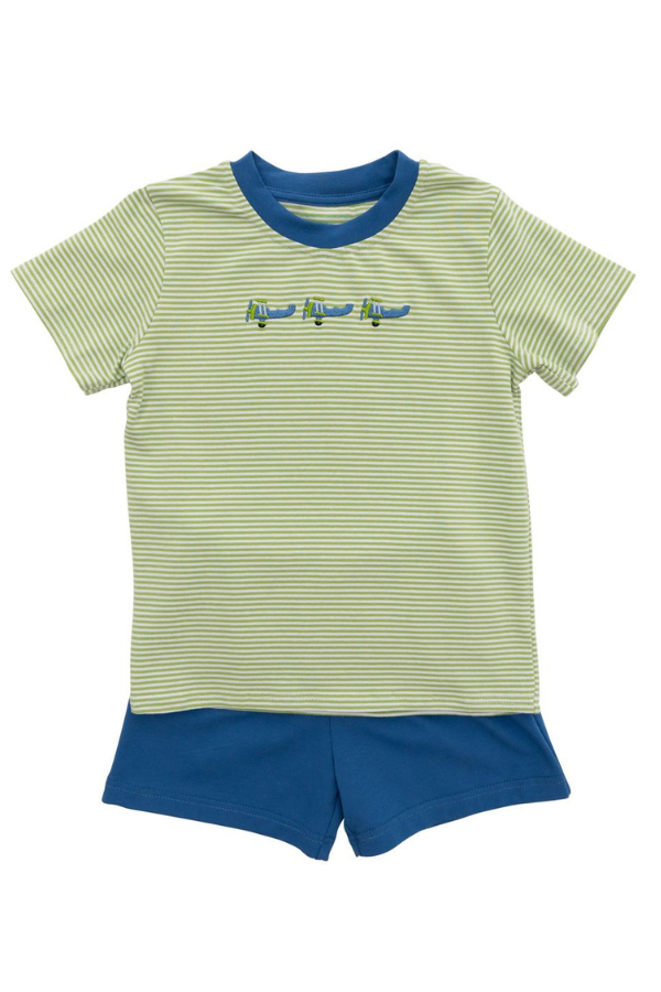 ITSY BITSY Airplane Short Set
