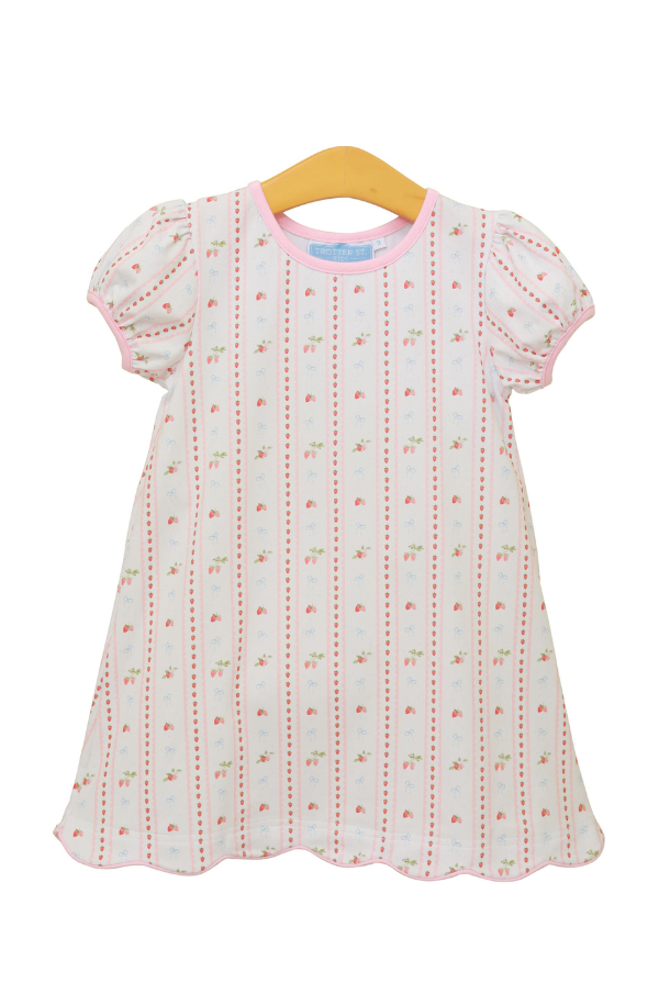 trotter street Berry Sweet Scalloped Dress