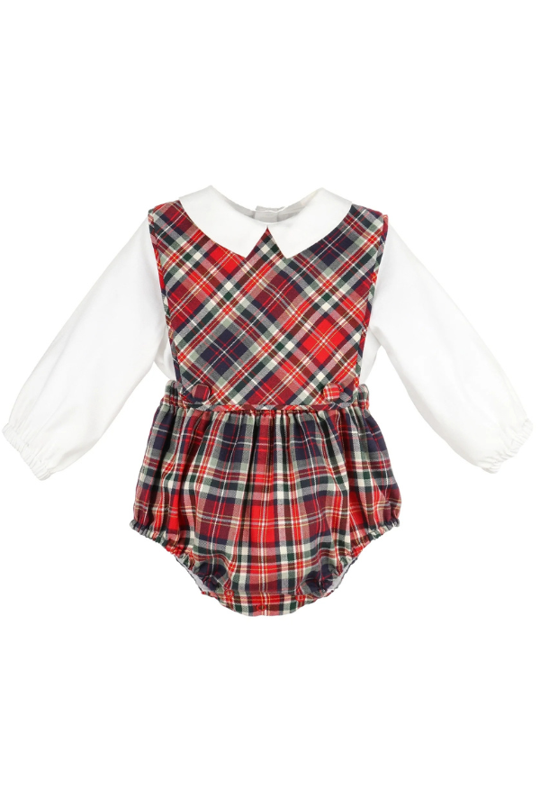 SOPHIE & LUCAS Evergreen Tartan OG Boy Overall