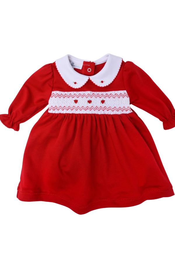 magnolia baby Eve Classics Smocked Long Sleeve Dress