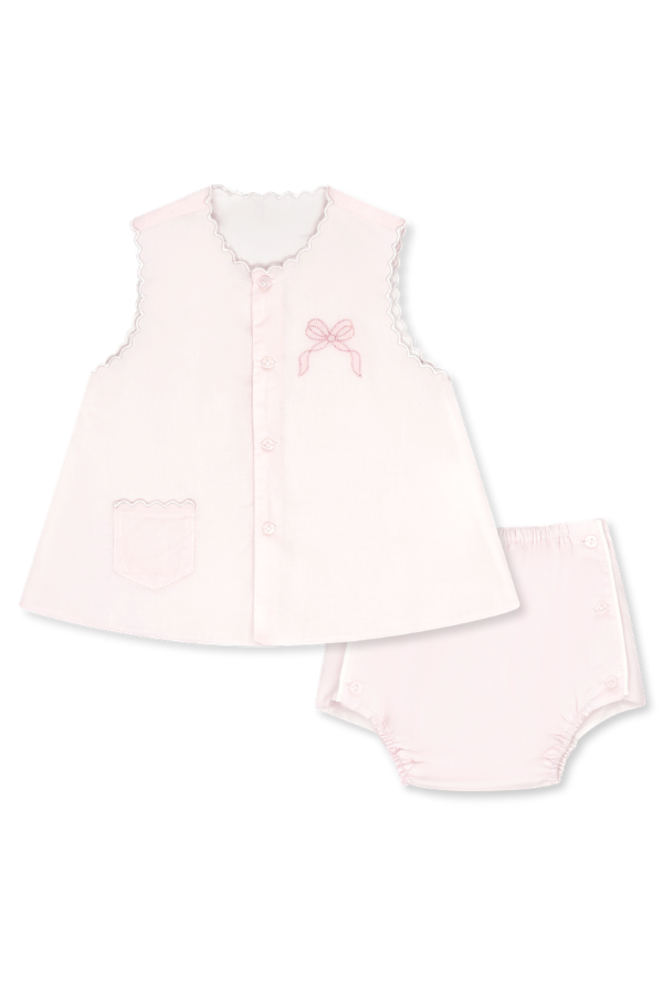 lullaby set Maria Diaper Set pink bow
