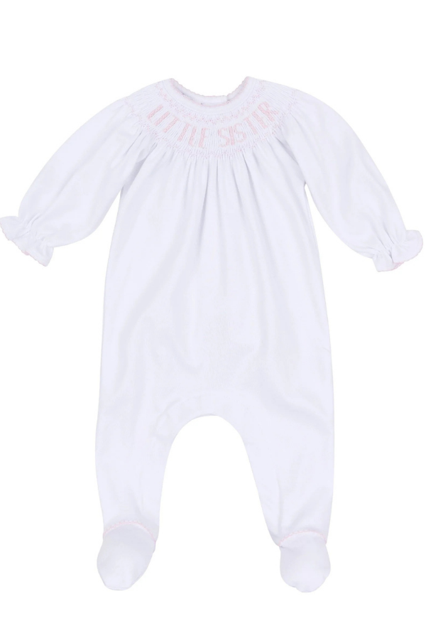 MAGNOLIA BABY Little Sister Bishop Footie