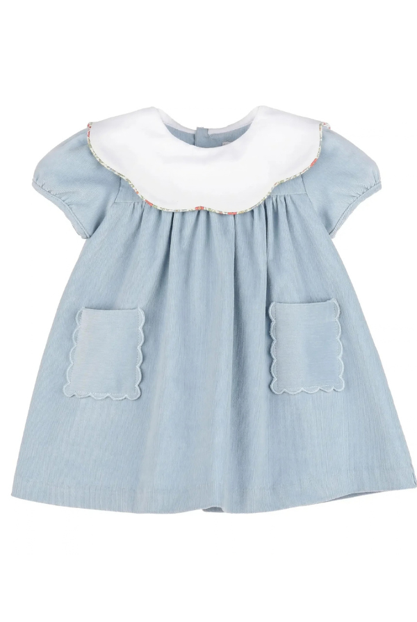 SOPHIE & LUCAS Vintage Cords Scallop Dress