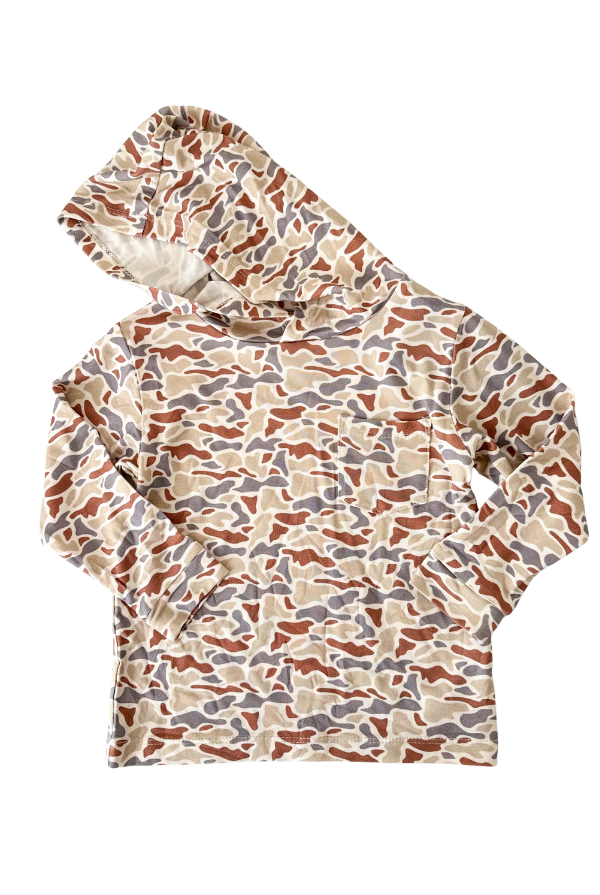 MERIPEX Woodland Camo Lightweight Hoodie