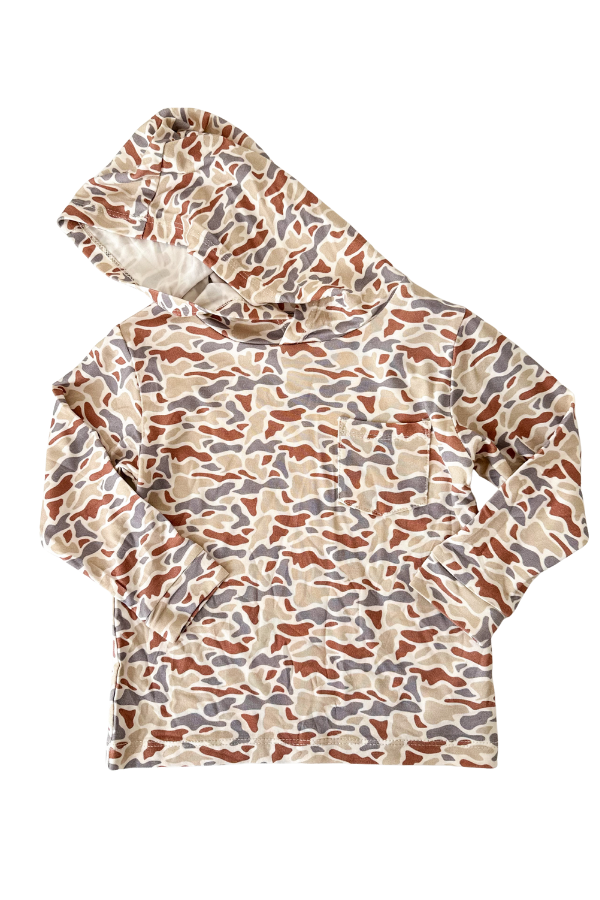 MERIPEX Woodland Camo Lightweight Hoodie