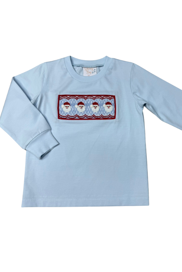 WHIMSY BAY Santa Baby Smocked Romper