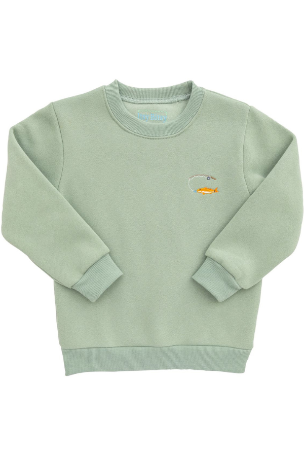 itsy bitsy Pullover | fishing rod