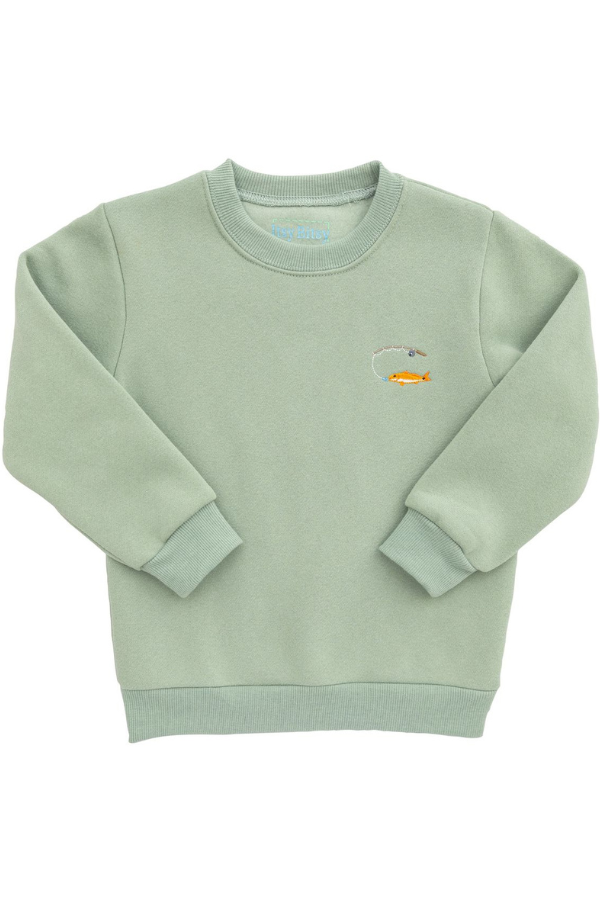 itsy bitsy Pullover | fishing rod