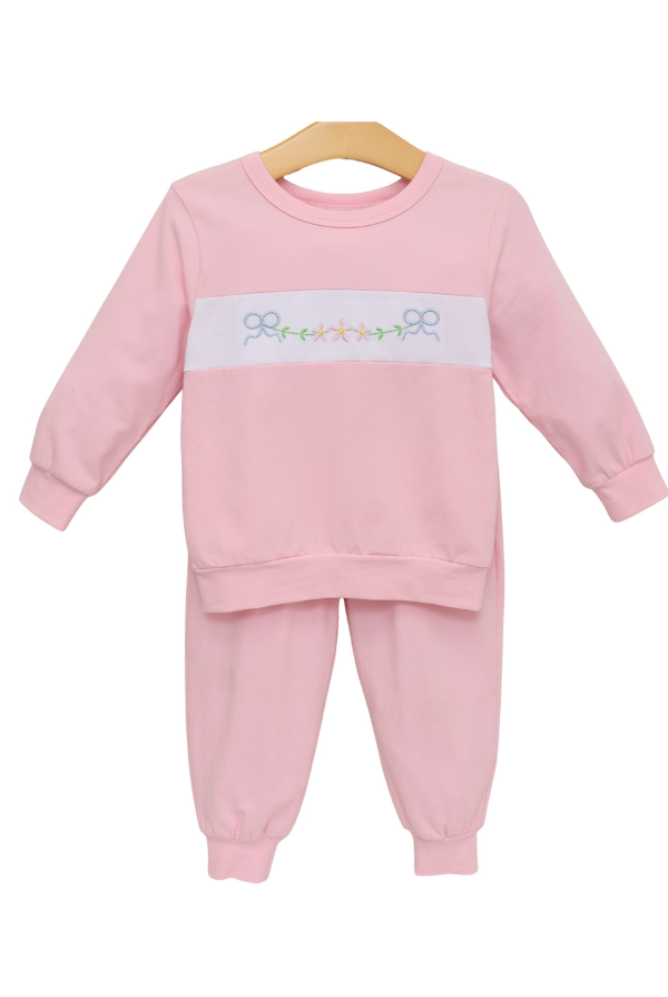trotter street Flower Jogger Set