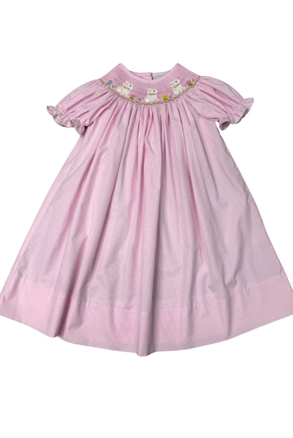 Delaney Smocked Bunny Bishop Dress