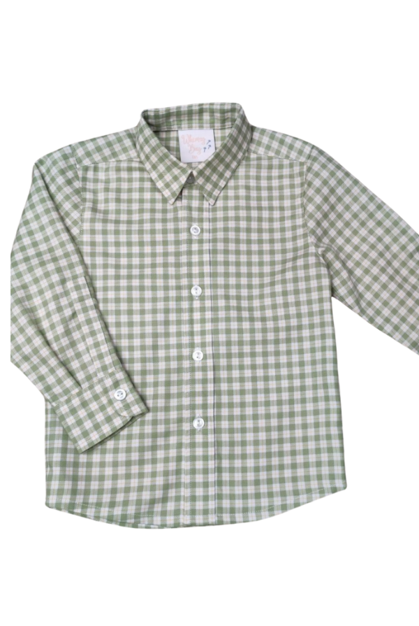 whimsy bay Oliver Plaid Carson Long Sleeve Button Down