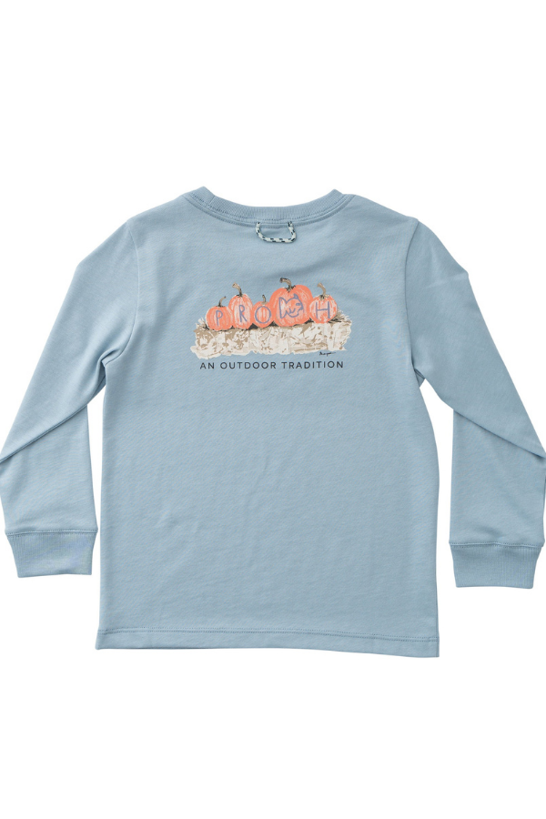 prodoh Boys Long Sleeve Pro Performance Tee | Pumpkins