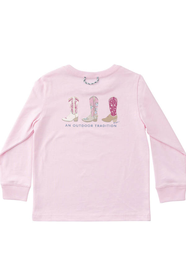 prodoh Girl's Pink Long Sleeve Tee