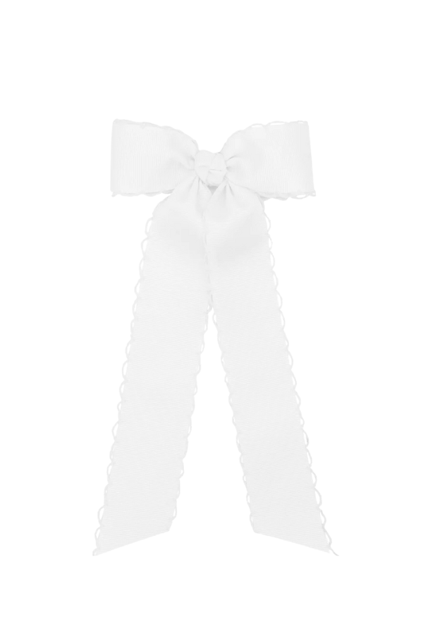 wee ones Medium Monostich with Tail | White