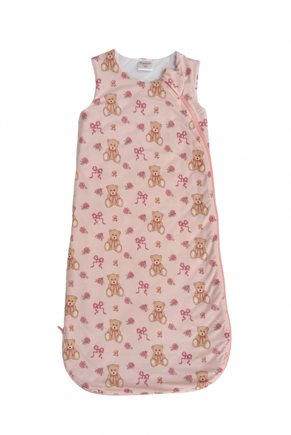 IN MY JAMMERS Teddy Bear and Bows Sleep Sack