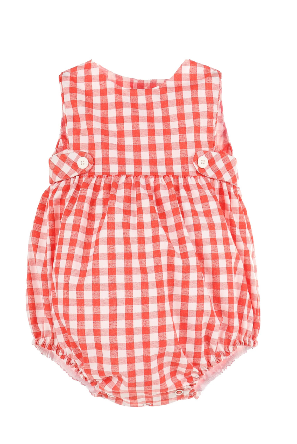 Sophie & Lucas Gingham Boy Bubble