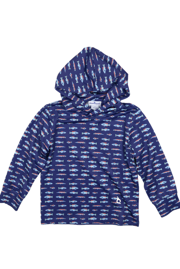 blue quail Freshwater Lightweight Performance Hoodie