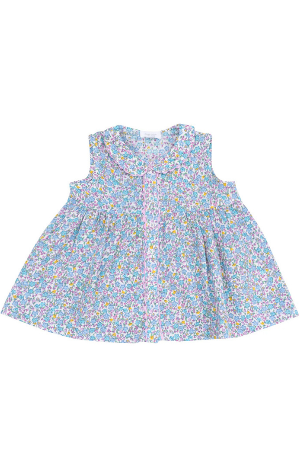 angel dear Flowers & Berries Jill Peter Pan Button Front Dress