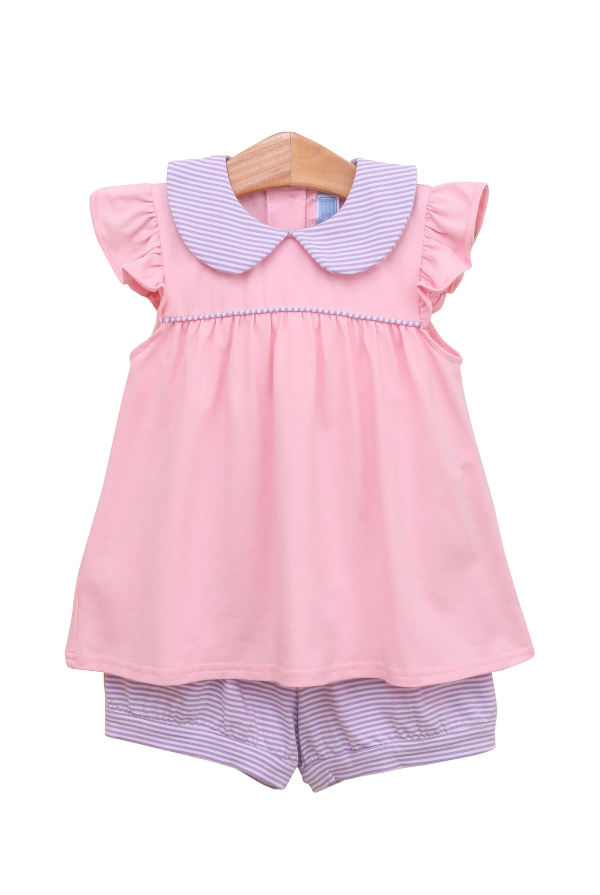 trotter street Genevieve Banded Short Set