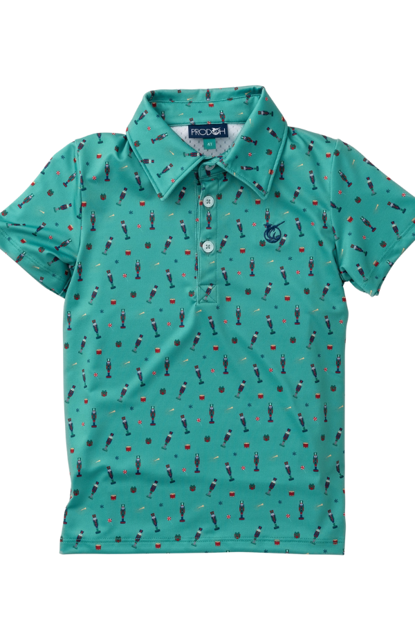 prodoh Boys' Pro Performance Short Sleeve Polo | Nutcracker