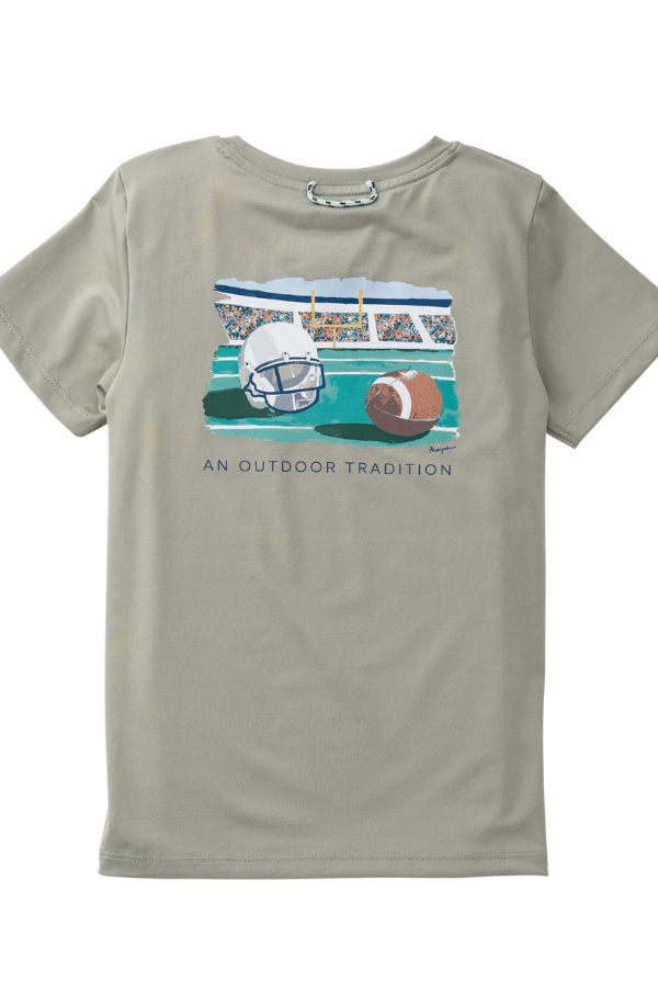PRODOH Boys' Pro Performance Short Sleeve Tee | Dried Sage