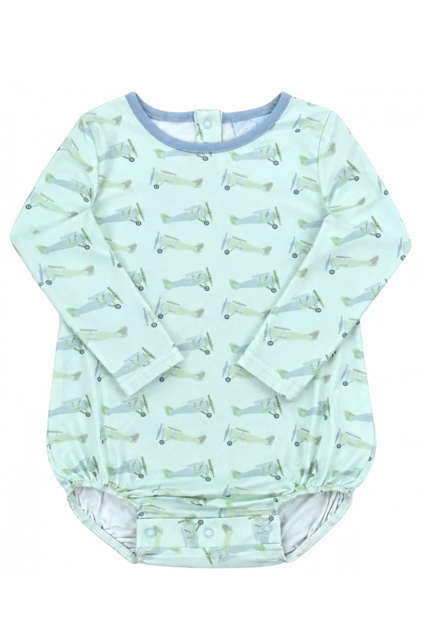 three little ducks Long Sleeve Bates Bubble First Flight