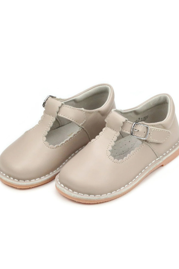 l'amour Selina Scalloped T-Strap Mary Jane