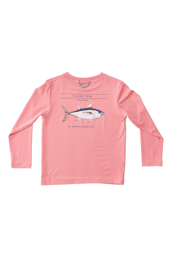 prodoh Pro Performance Long Sleeve Fishing Tee | Plumeria
