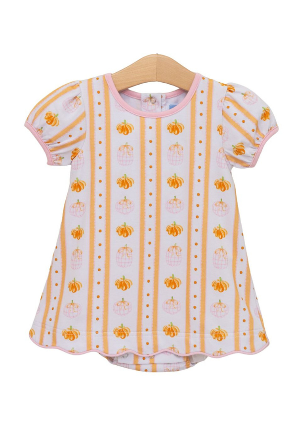 TROTTER STREET Pumpkin Patch Scalloped Bubble