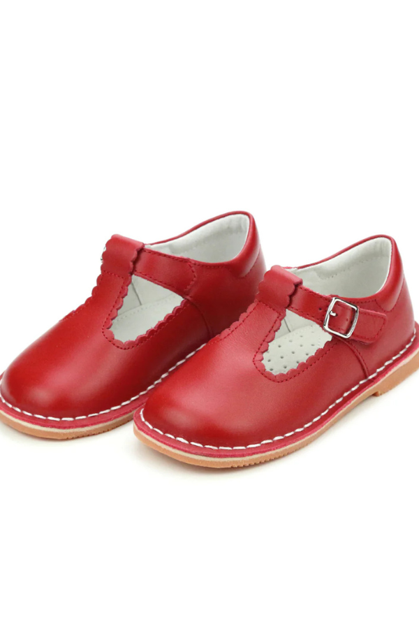 l'amour Selina Scalloped T-Strap Mary Jane