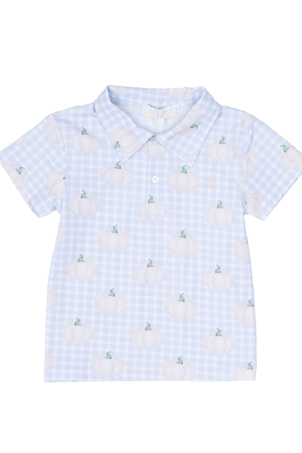 the oaks Pumpkin Patch Plaid Polo