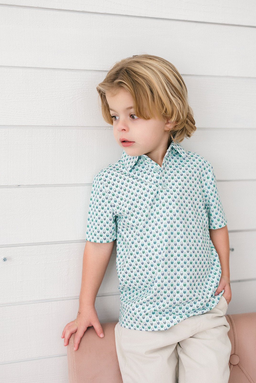 Poppy Kids Halloween Bucket Boys' Polo