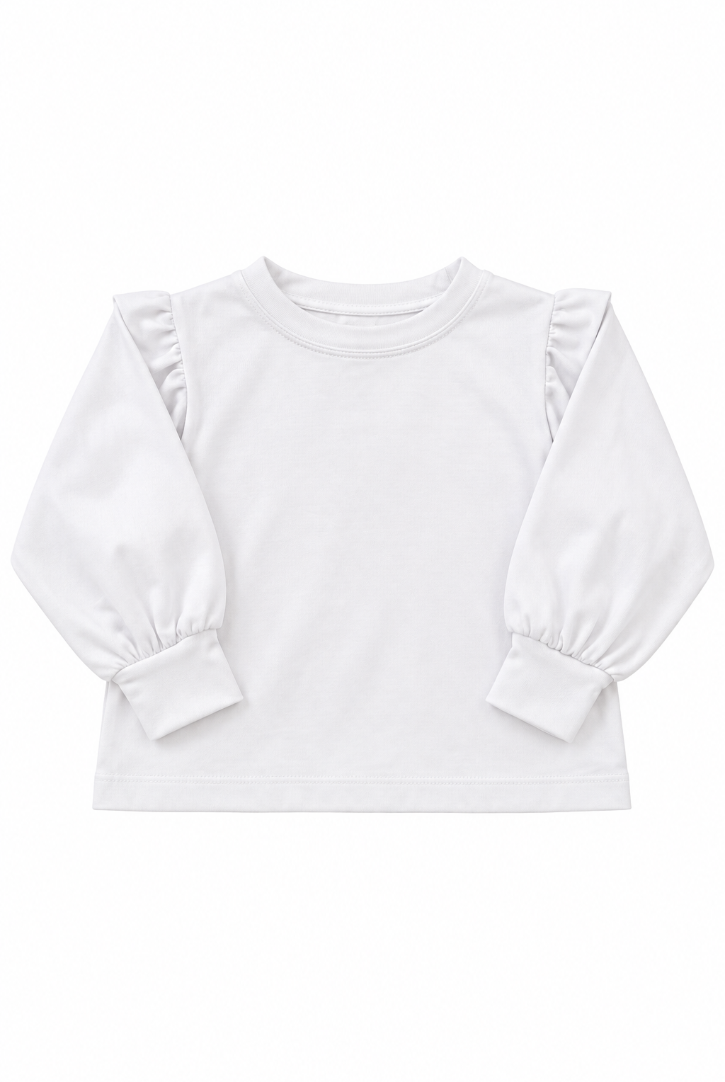 honesty White Puff Sleeve Top