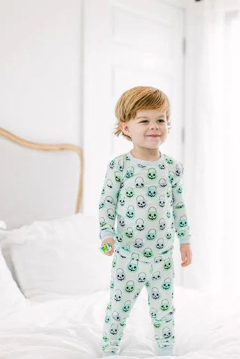 poppy kids Halloween Bucket Premium PJ Set