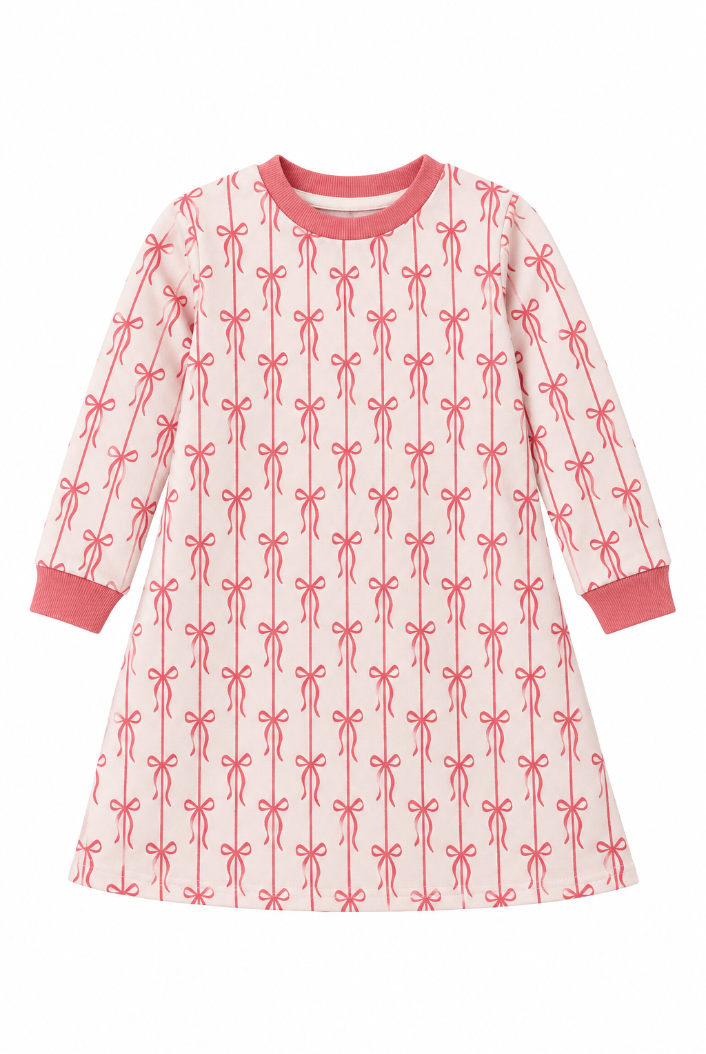 honesty Bow Sweatshirt Dress