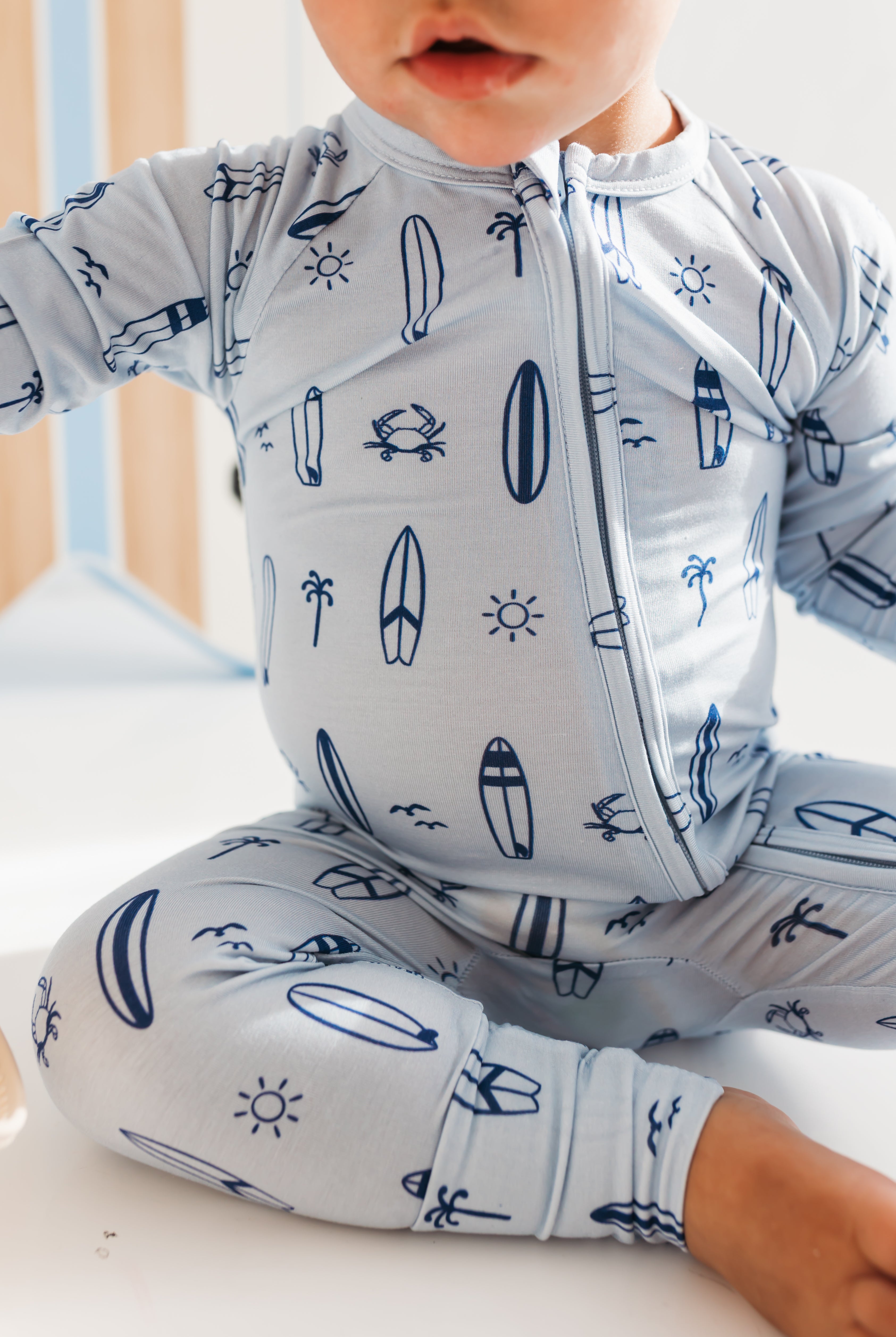 in my jammers Surfs Up Zipper Romper