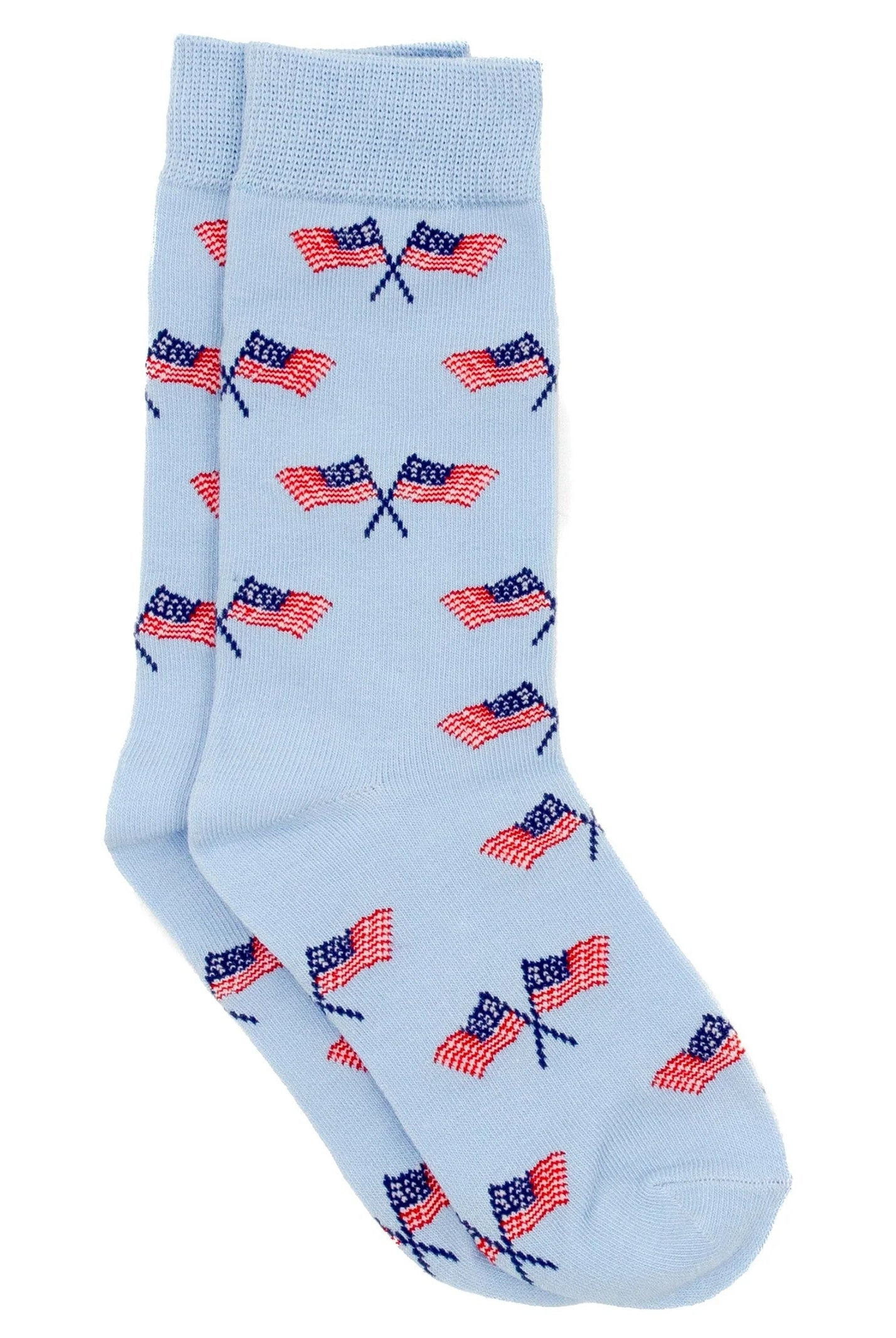 PROPERLY TIED Boys Lucky Duck Sock Freedom Flag