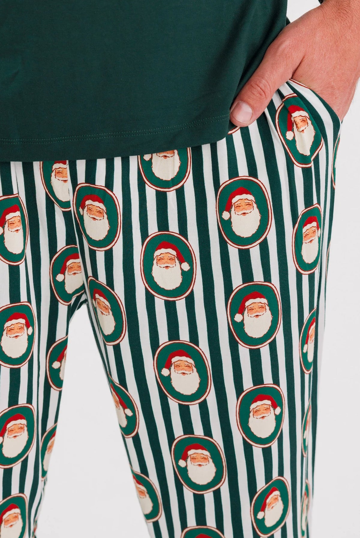 In My Jammers Green Santa Claus Lane Men's Jogger