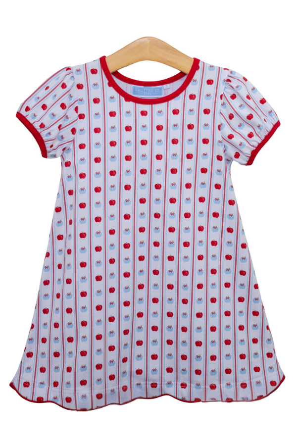 Trotter Street Apple Print Dress