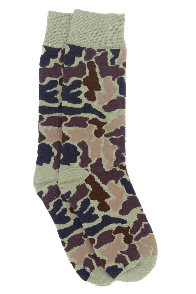 Properly Tied Boys Lucky Duck Sock Vintage Camo