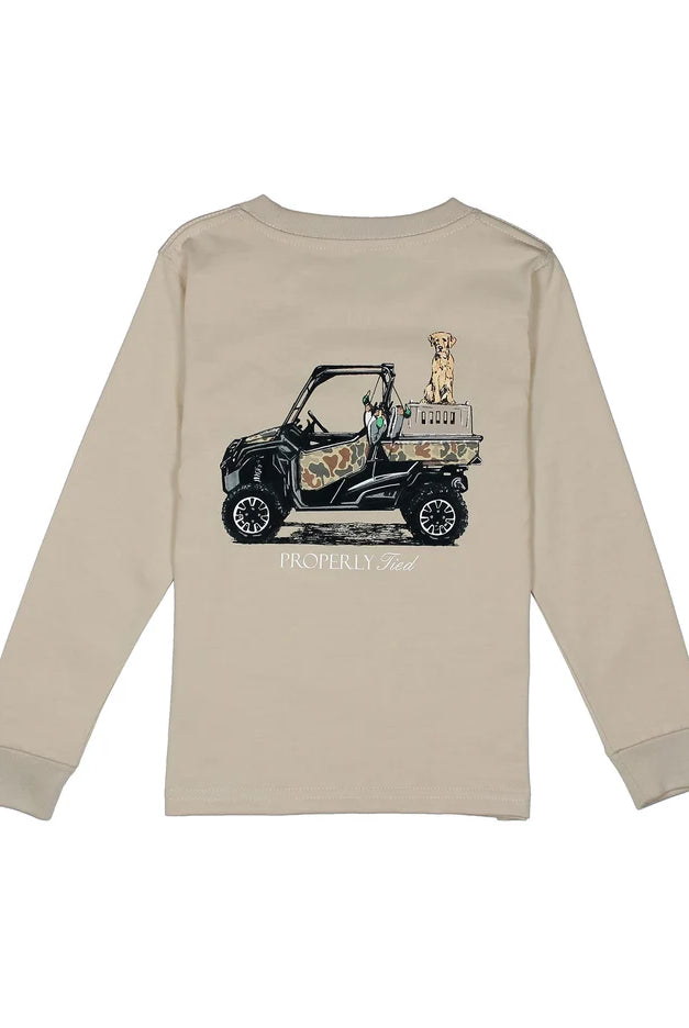 PROPERLY TIED Boys Trail Tradition LS Linen