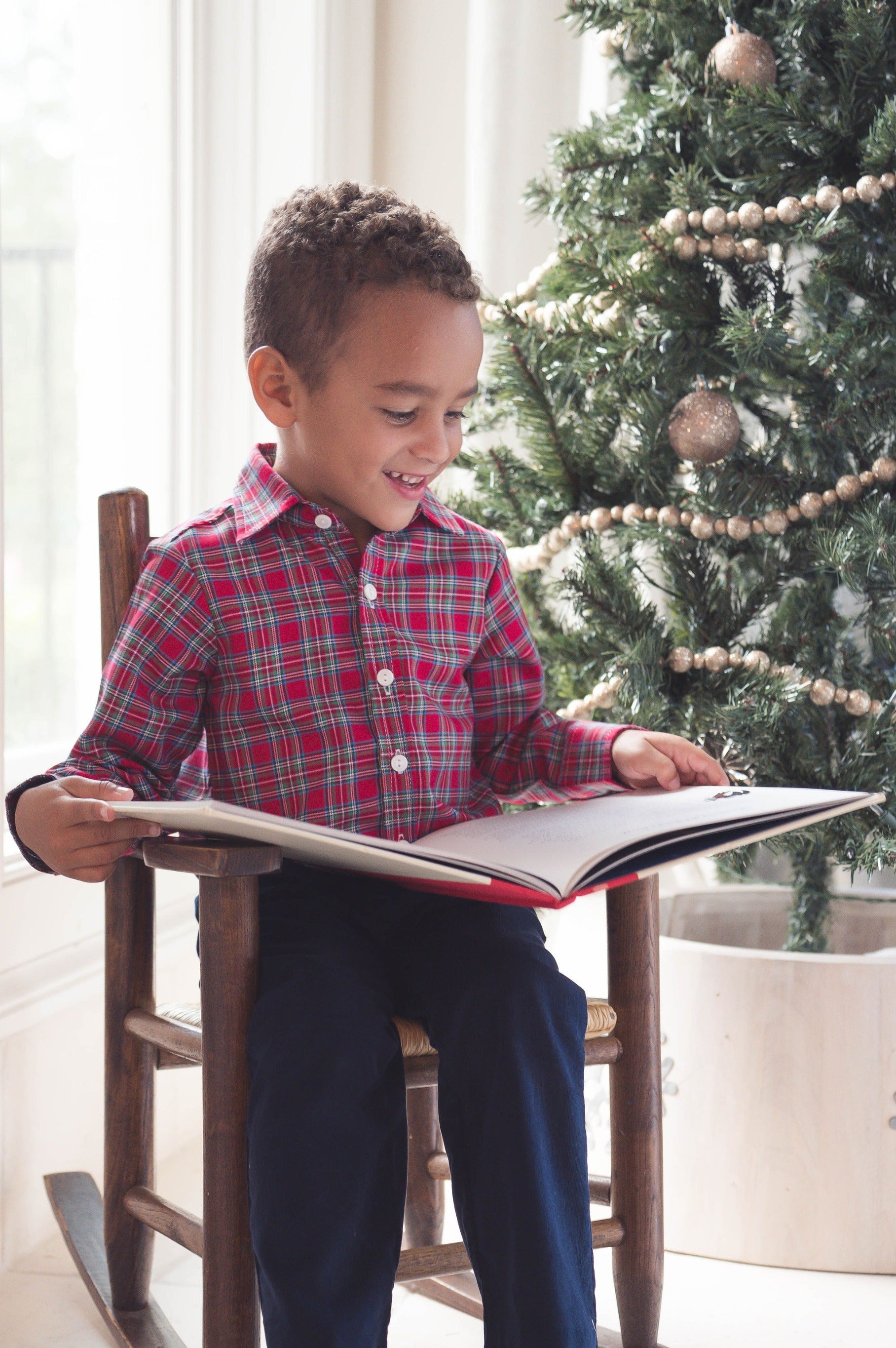 lullaby set Brees Button Down woodstock plaid