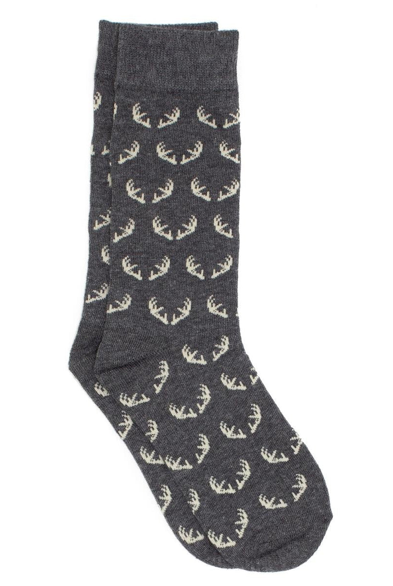 PROPERLY TIED Boys Lucky Duck Sock Antlers