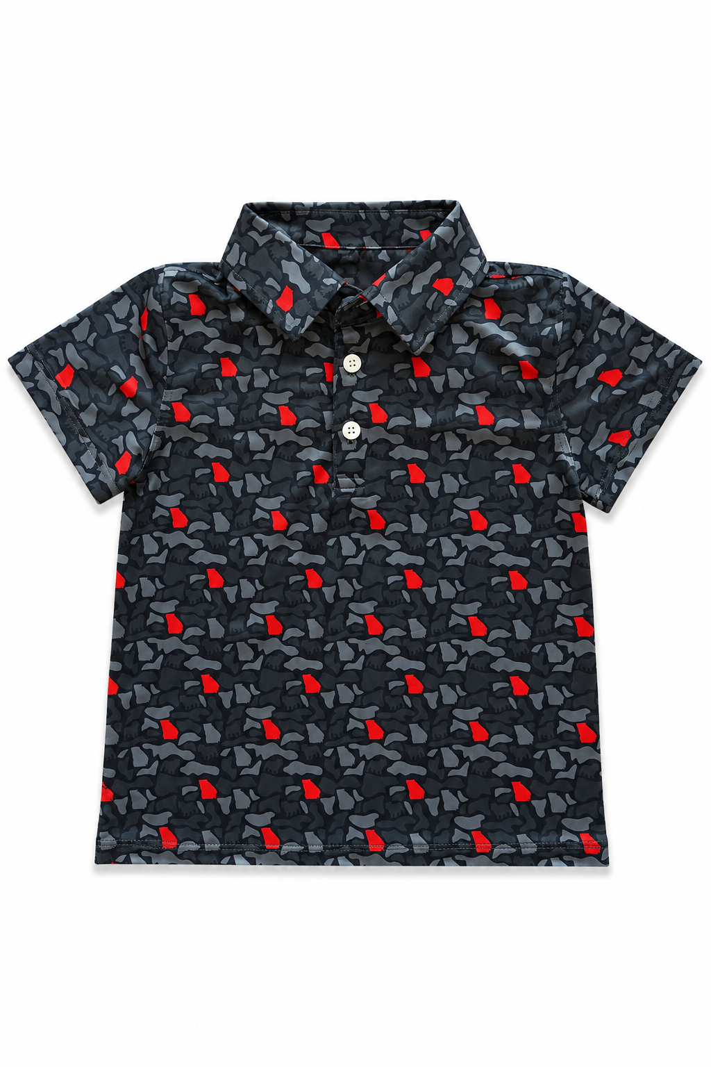 merited GA Camo Bulldog Polo