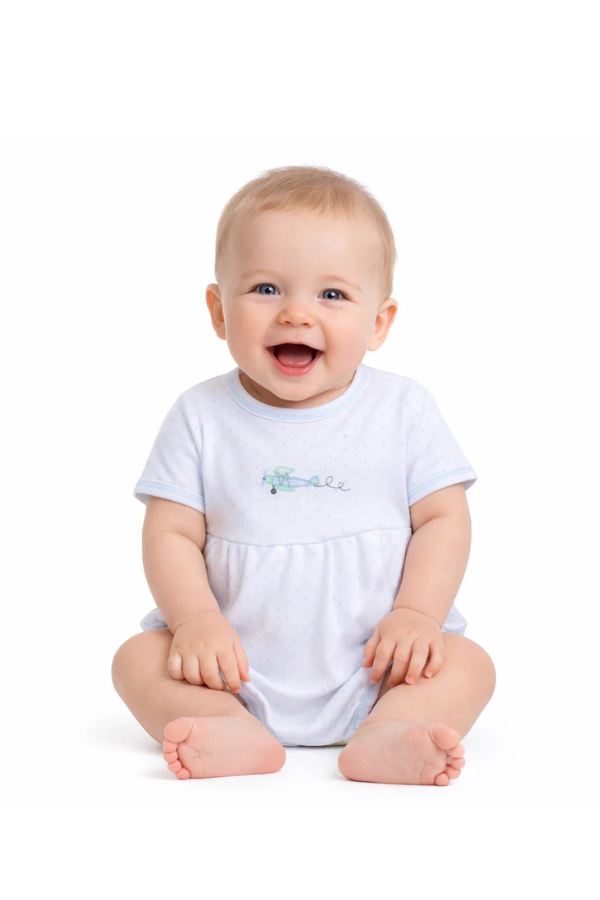 magnolia baby Take Flight Embroidered Bubble